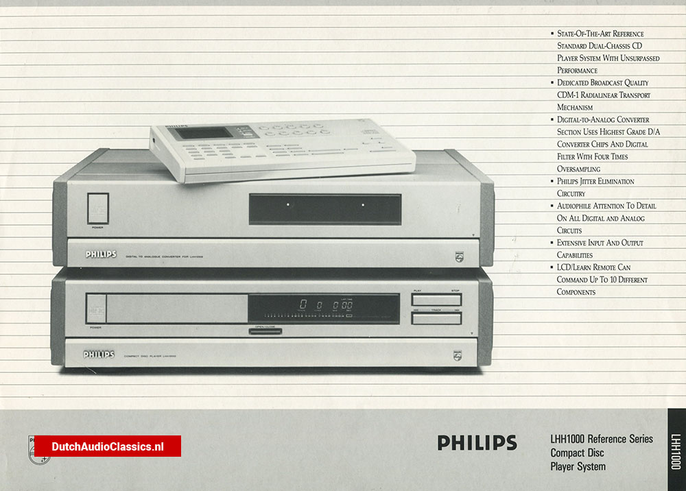 Philips LHH1000 cdplayer TD1541 S1 brochure