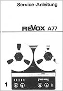 revox a722 service manual
