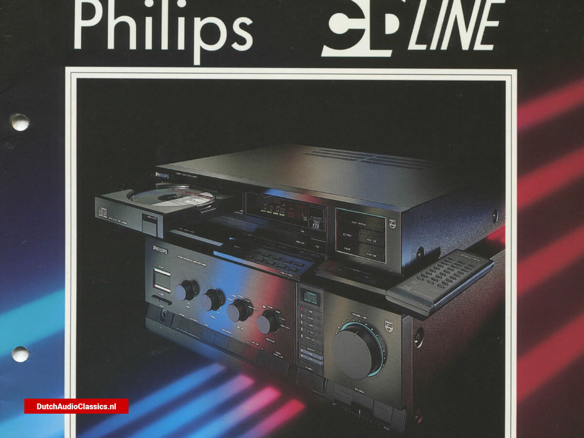 PHILIPS 91-92 LECTEUR CD LASER-DISC CHAÎNES ELEMENTS SEPARES Brochure Pub  HiFi