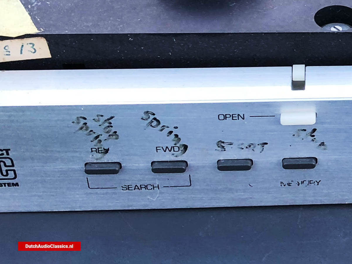 Philips test unit compact disc format