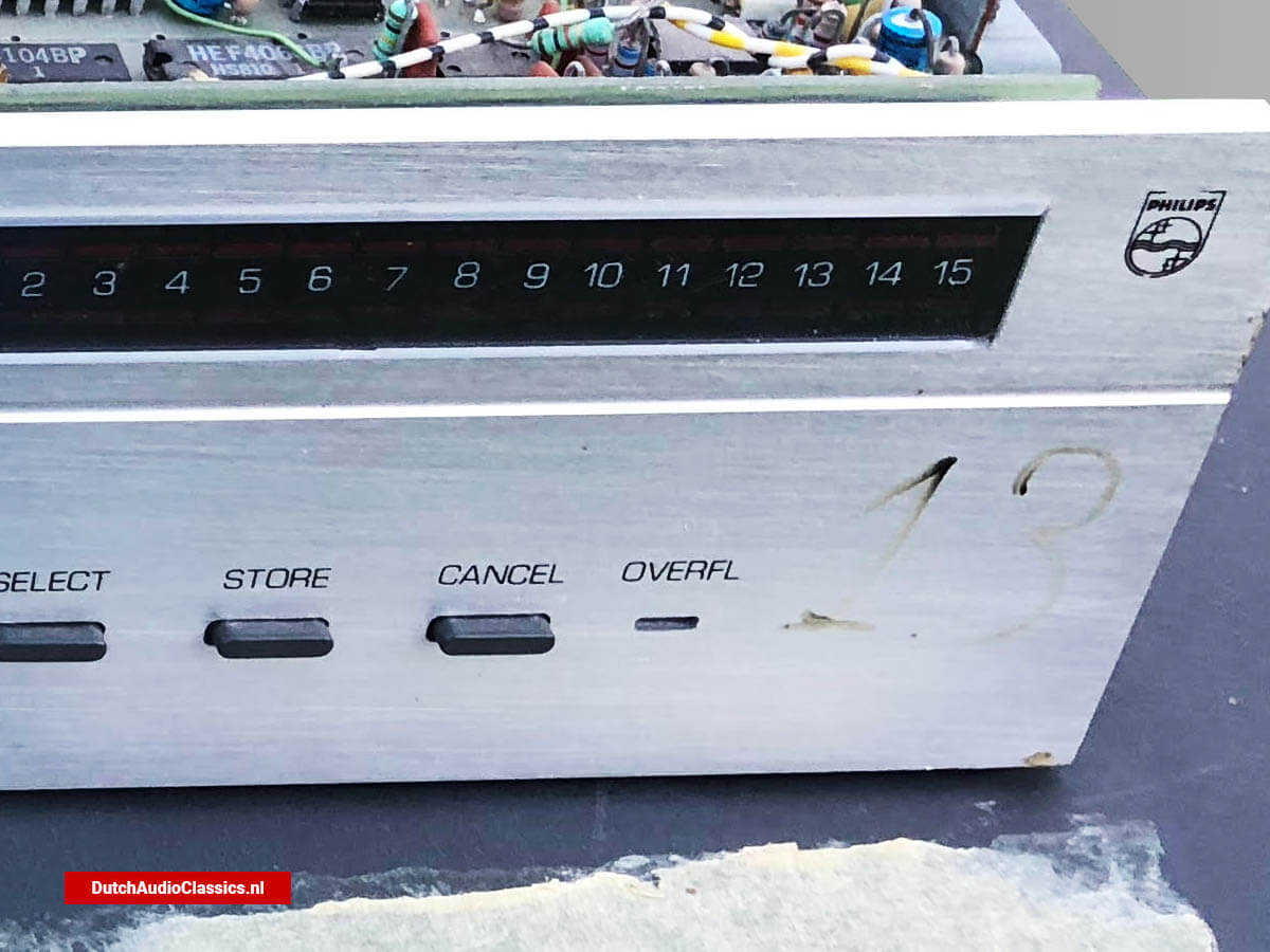 Philips test unit compact disc format