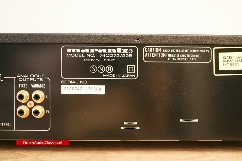 Marantz CD72 mkII TDA1547