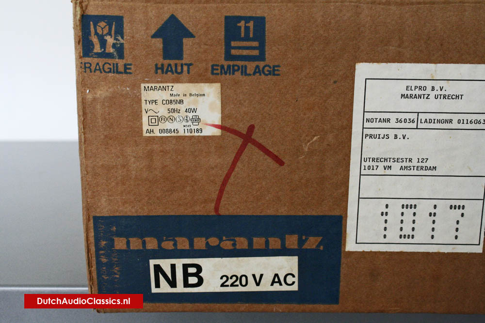 Marantz CD85 TDA1541 S1 single crown