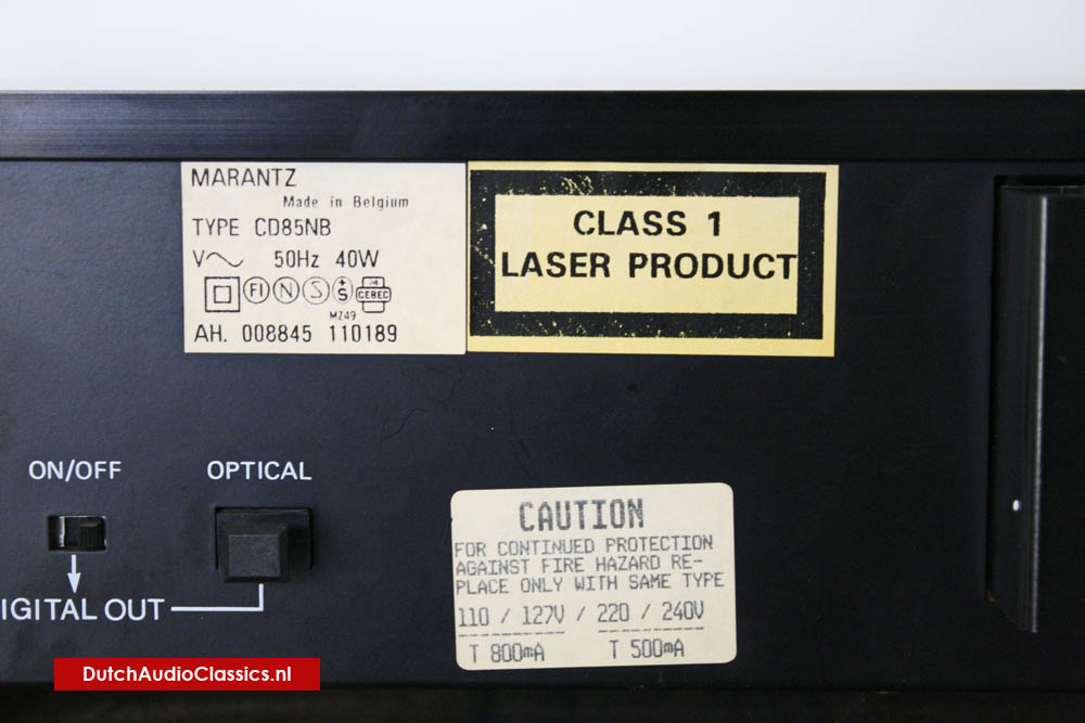 Marantz CD85 TDA1541 S1 single crown