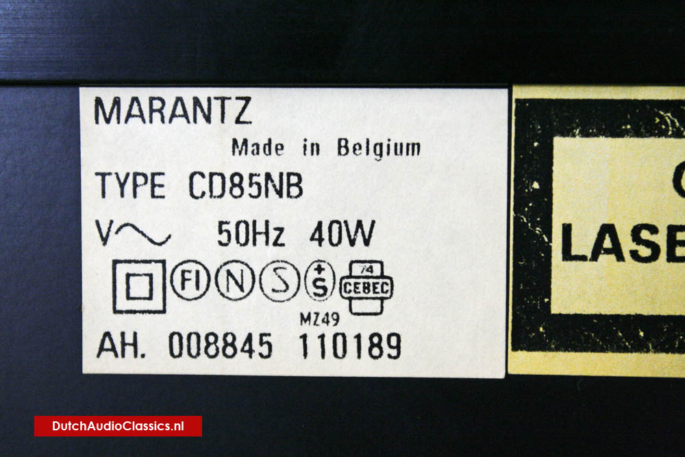 Marantz CD85 TDA1541 S1 single crown