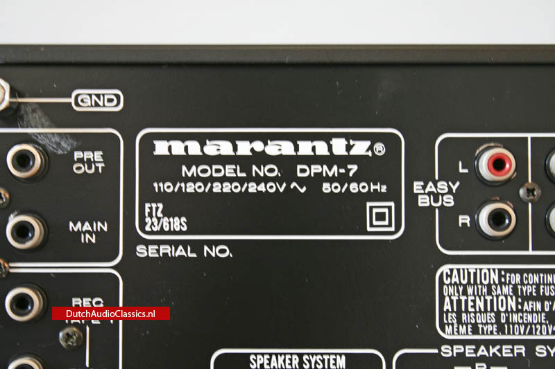 Marantz DPM7 digital amplifier prototype