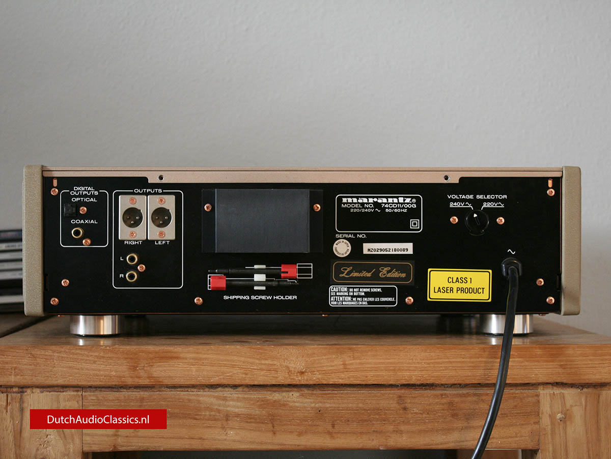 Marantz CD11 LE cdplayer 2x TDA1547 