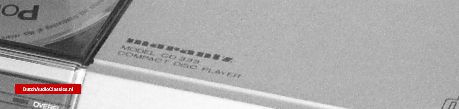 Marantz CD333 pre-production cdplayer