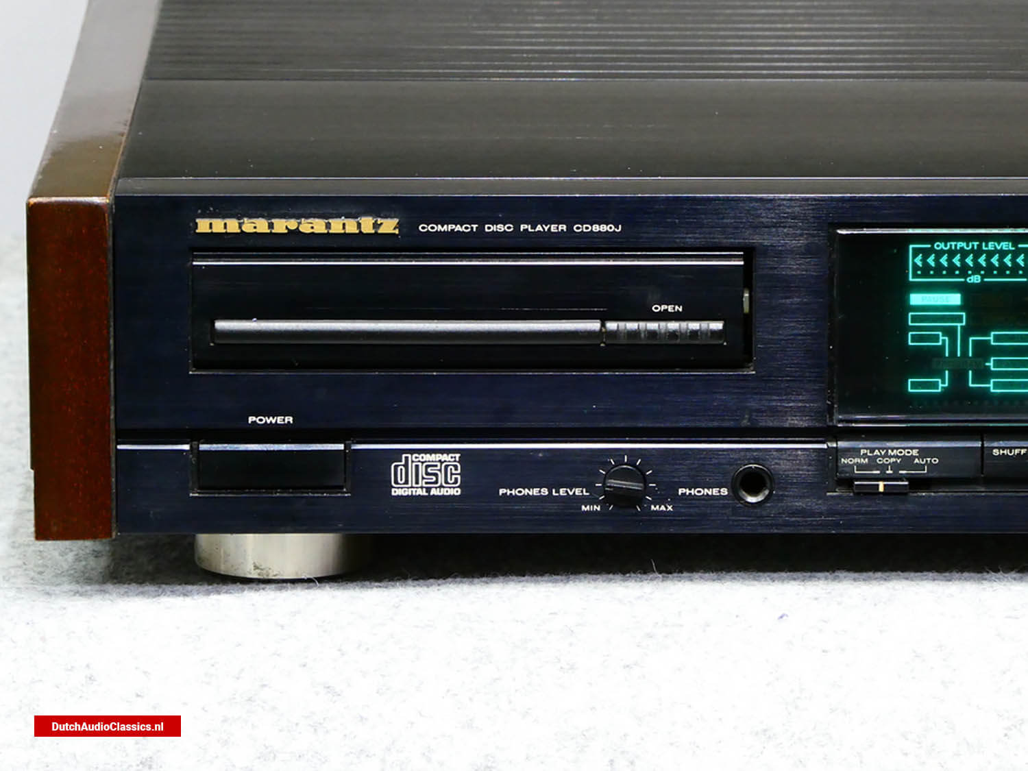 Marantz CD880J cdplayer - Philips TDA1541A - Philips CDM1mkII -  DutchAudioClassics.nl