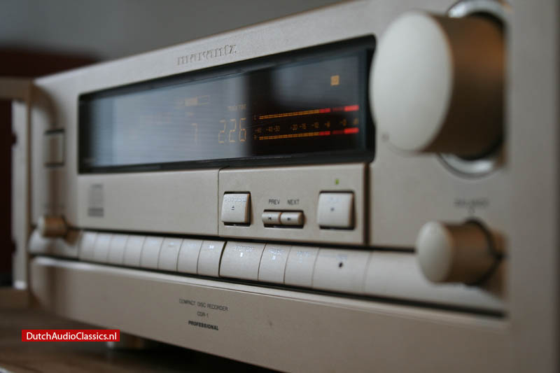 Marantz CDR1 CD recorder - DutchAudioClassics.nl