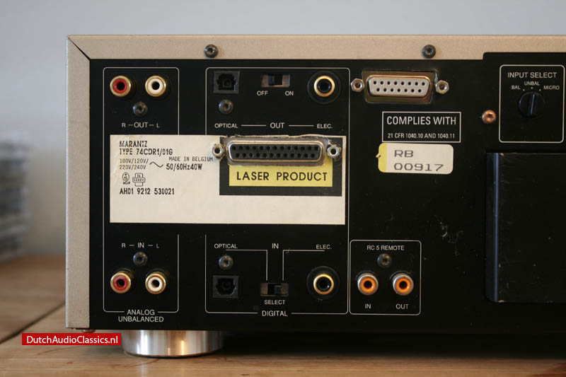 Marantz CDR1 CD recorder