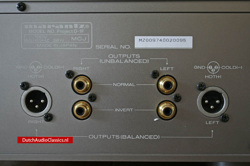 Marantz Project D1 2x TDA1541 S1 double crown