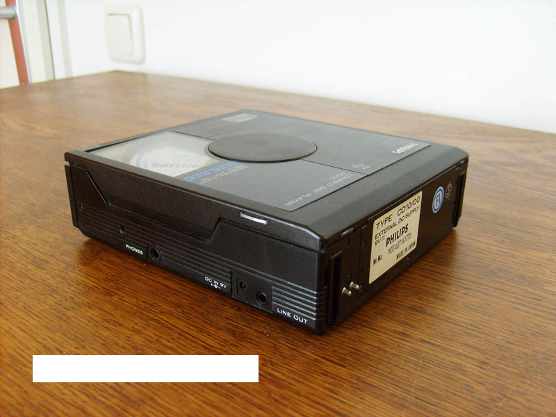 Philips CD10 portable cdplayer