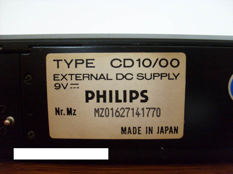 Philips CD10 portable cdplayer