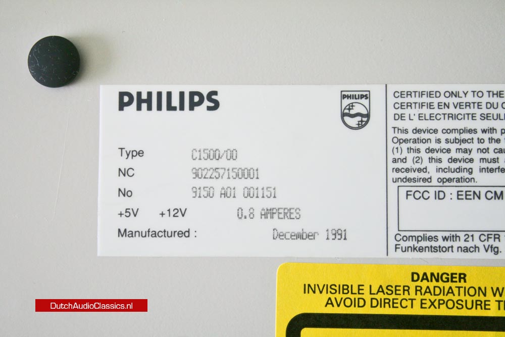Philips cm50 cdrom player
