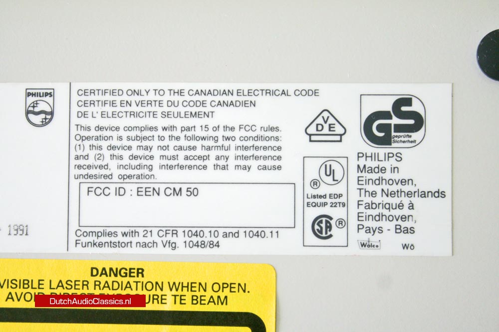 Philips cm50 cdrom player