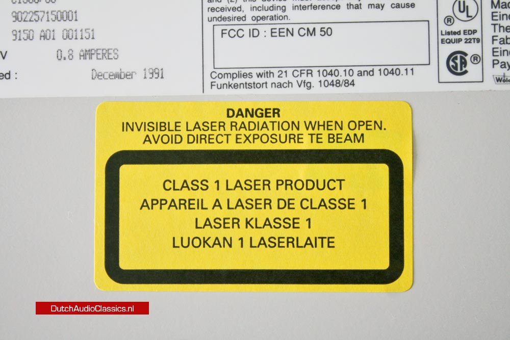 Philips cm50 cdrom player