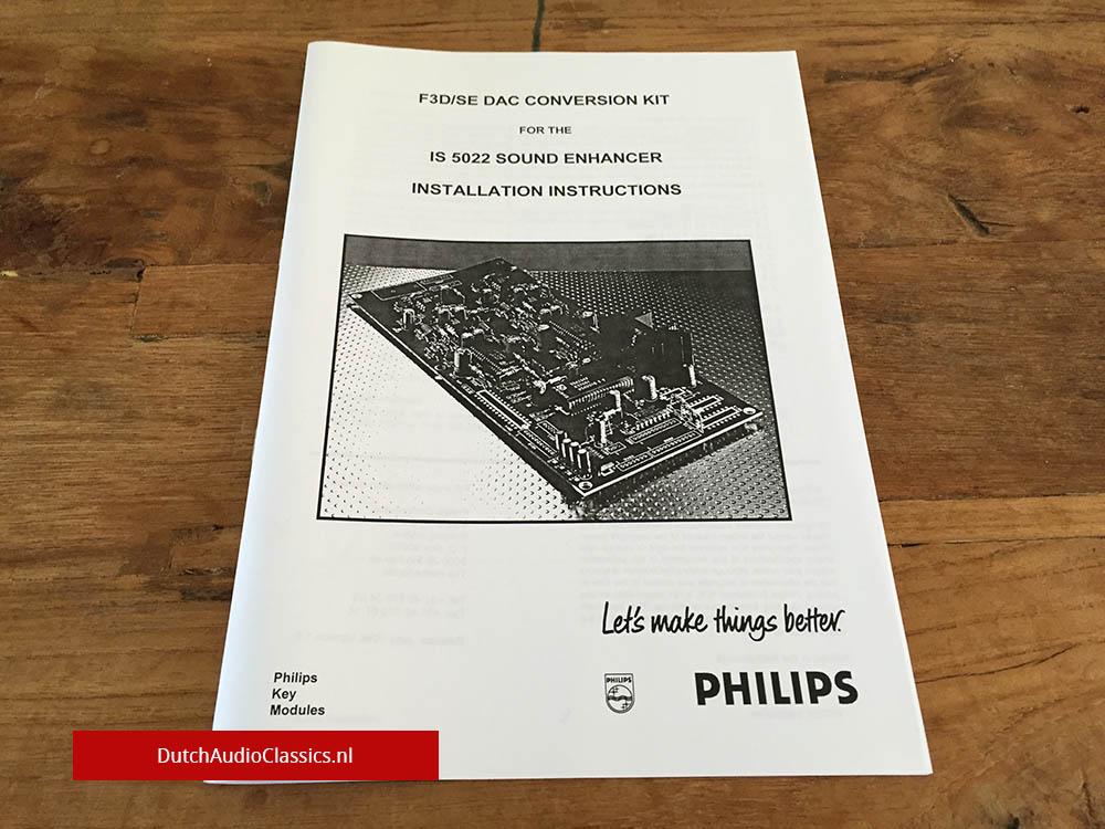 Philips IS5022 sound enhancer F3D kit