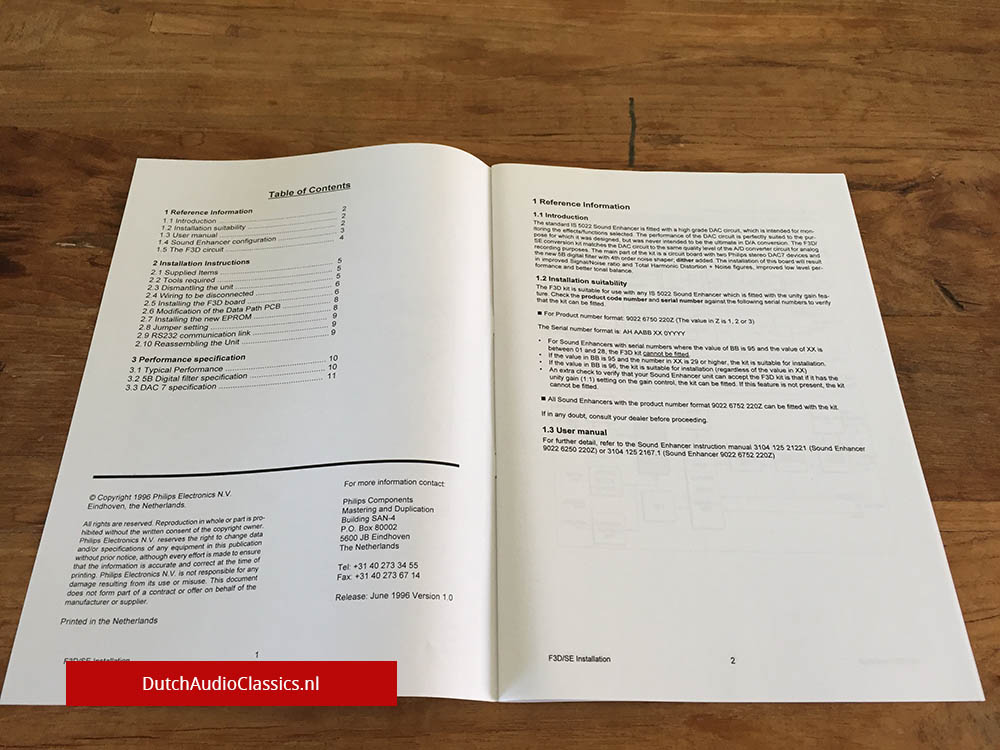 Philips IS5022 sound enhancer F3D kit