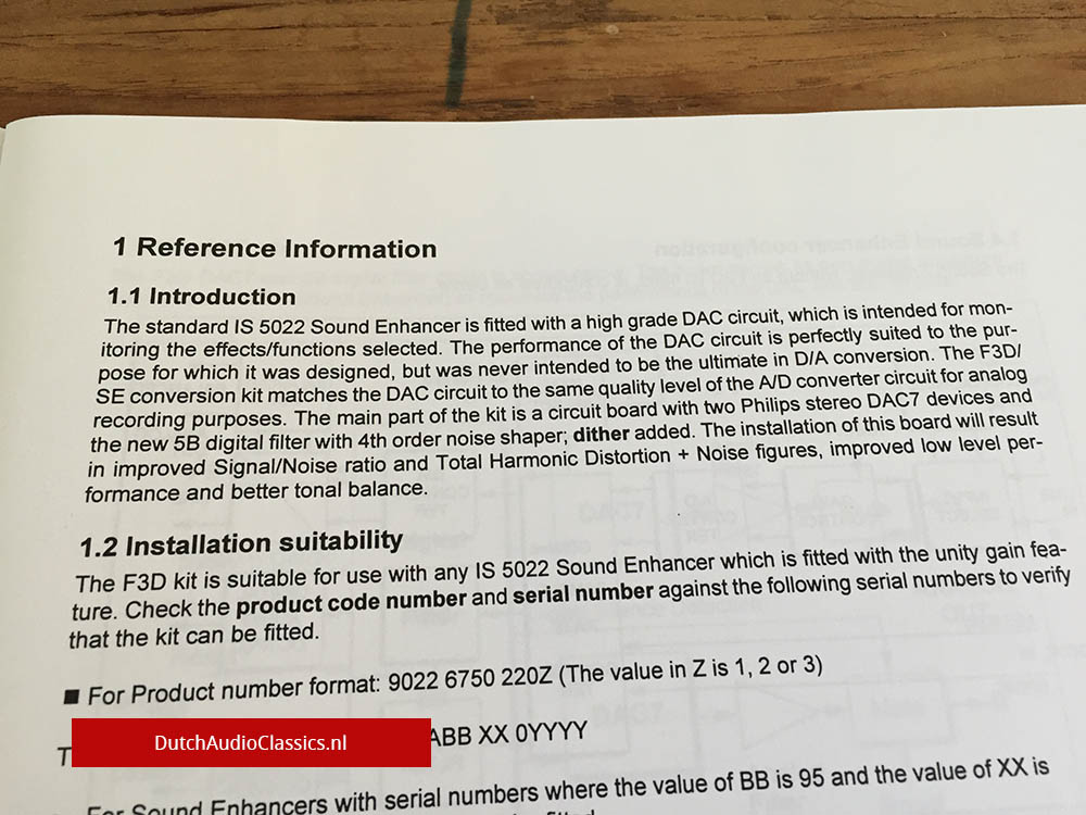 Philips IS5022 sound enhancer F3D kit