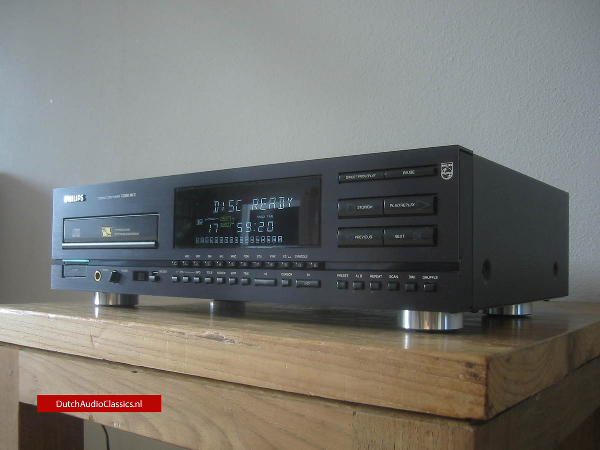 Philips CD850 mkII cdplayer - DutchAudioClassics.nl
