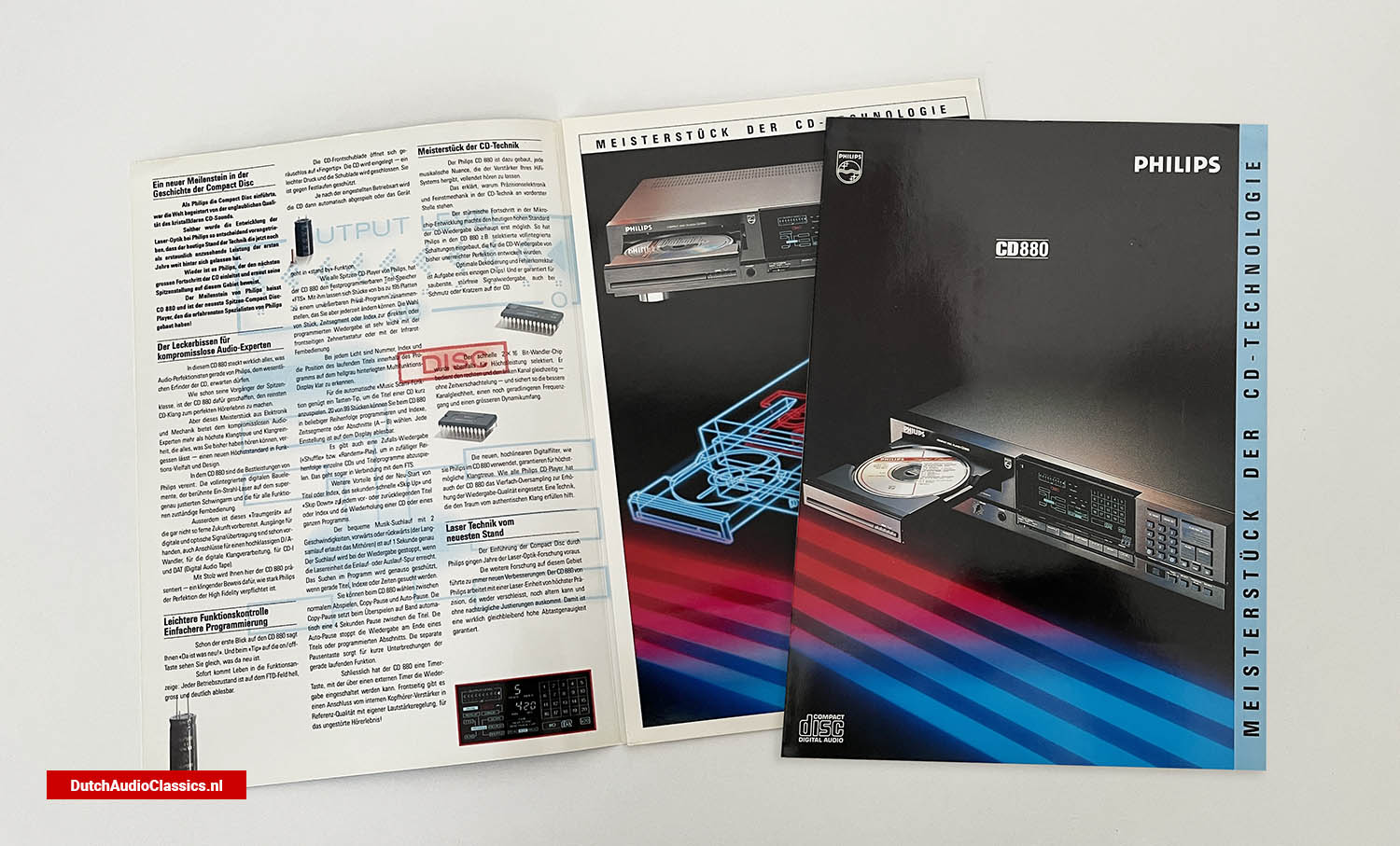 Philips CD880 cdplayer TDA1541 S1 CDM1 mkII