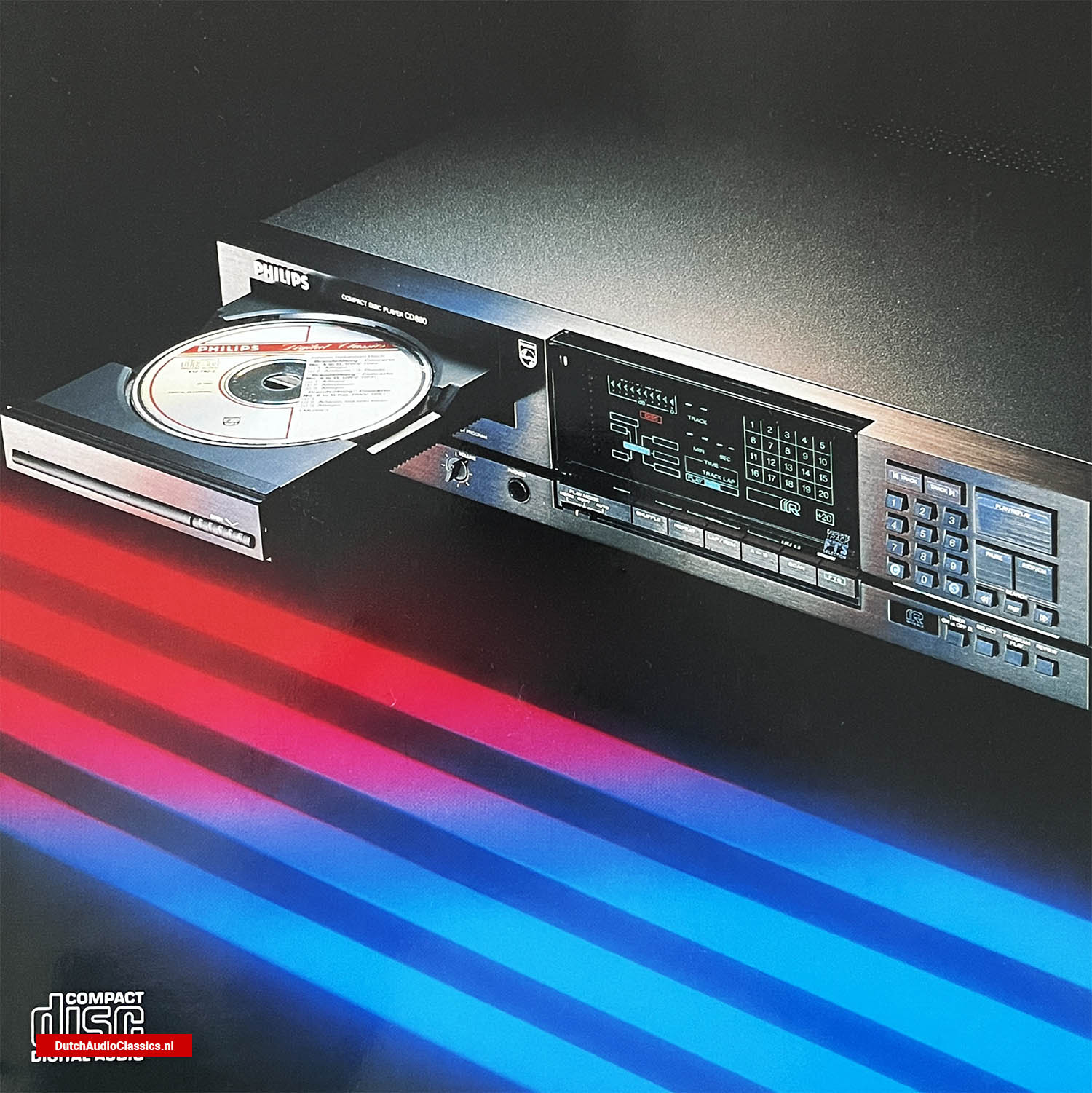 Philips CD880 cdplayer TDA1541 S1 CDM1 mkII