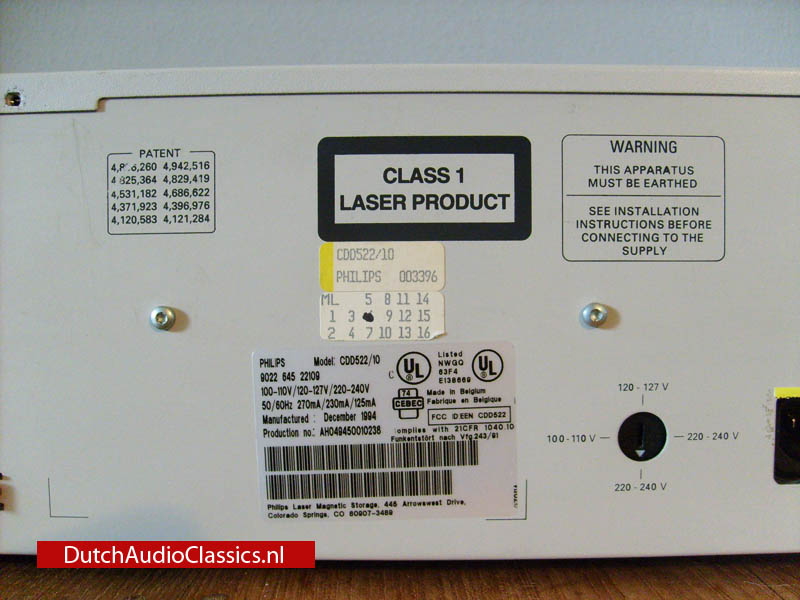 Philips CDD552 cdrecorder