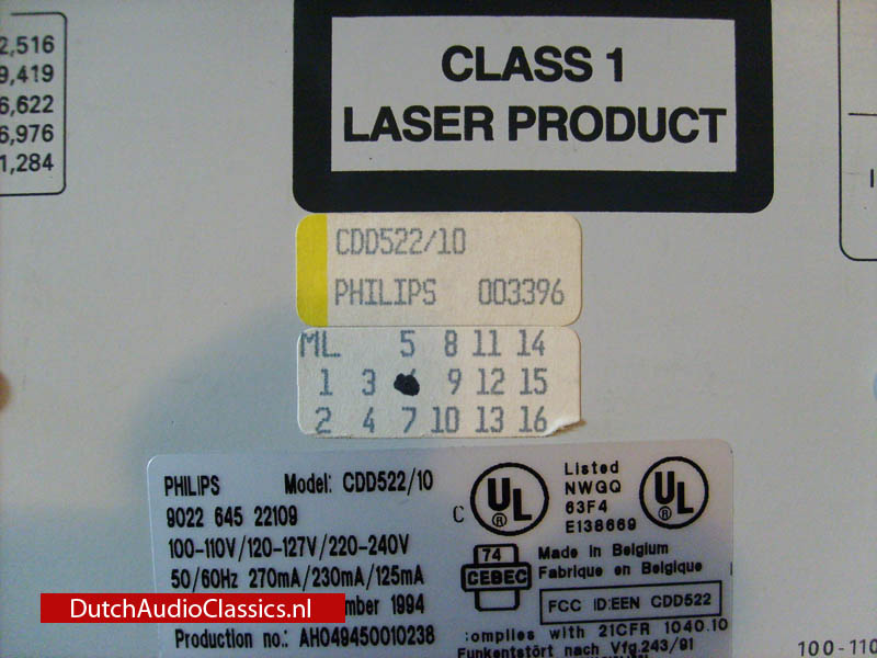 Philips CDD552 cdrecorder