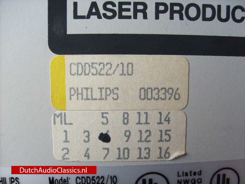 Philips CDD552 cdrecorder