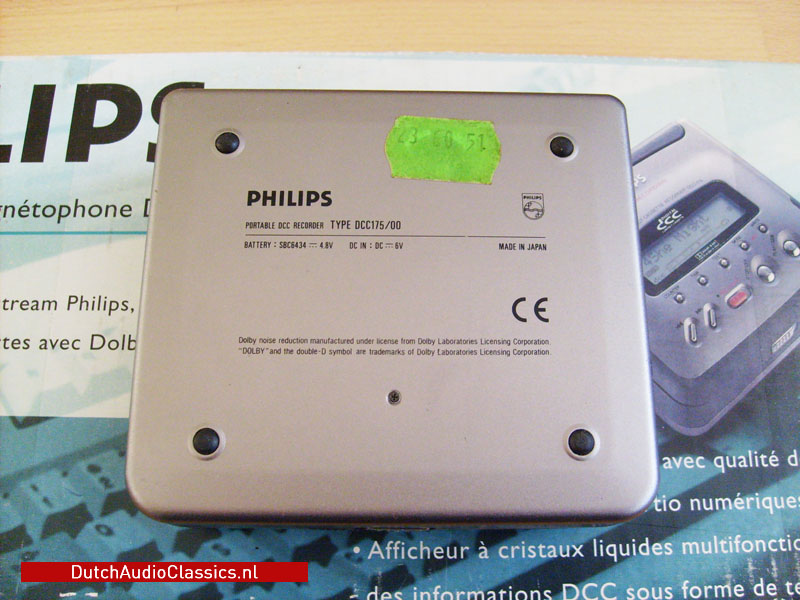Philips DCC175 portable DCC recorder