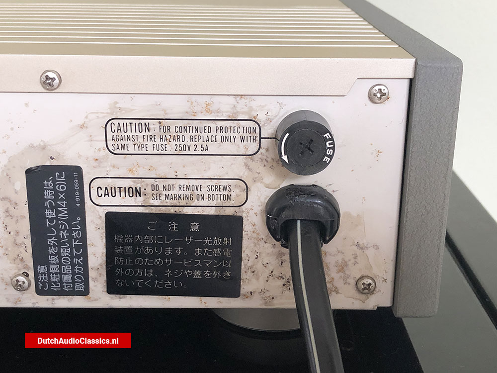 Philips LHH1000 cdplayer TDA1541A S1