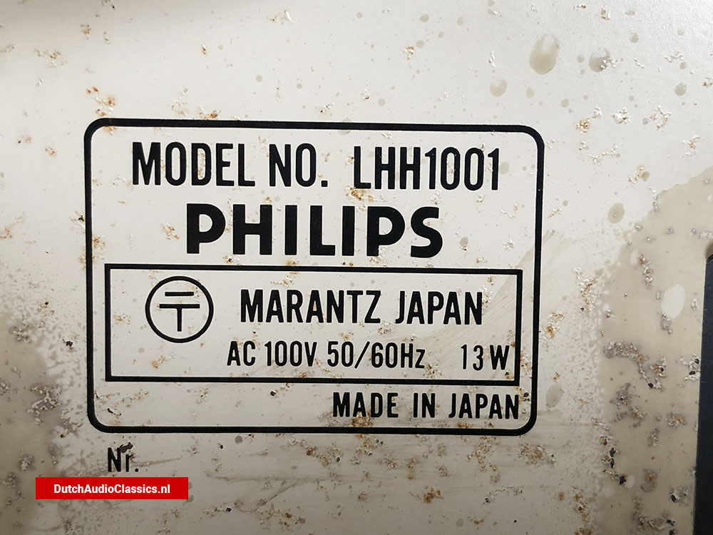 Philips LHH1000 cdplayer TDA1541A S1
