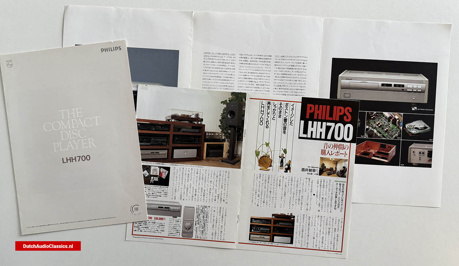 Philips LHH700 cdplayer brochures