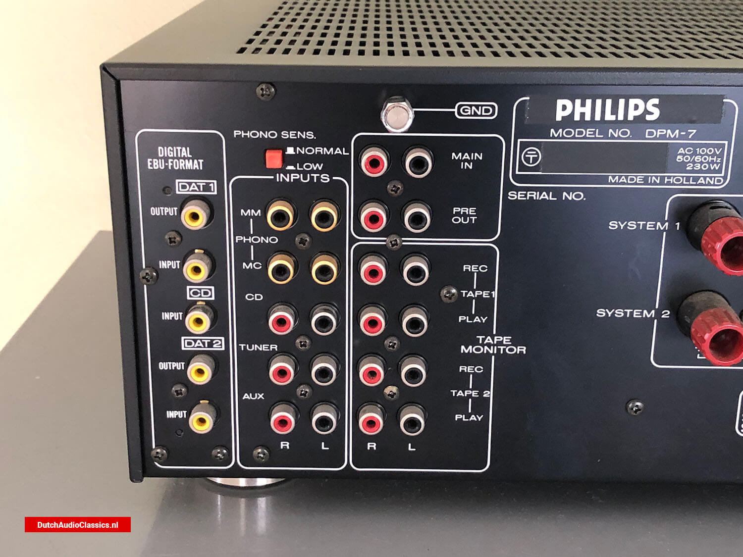 Philips/Marantz DPM7 Digital amplifier prototype