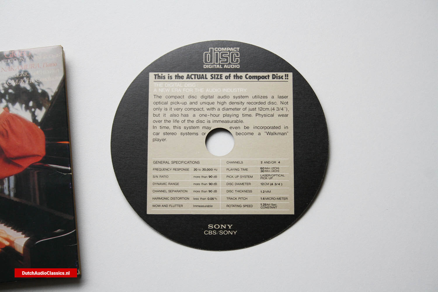 Philips/Sony press kit 27 May 1981 New York