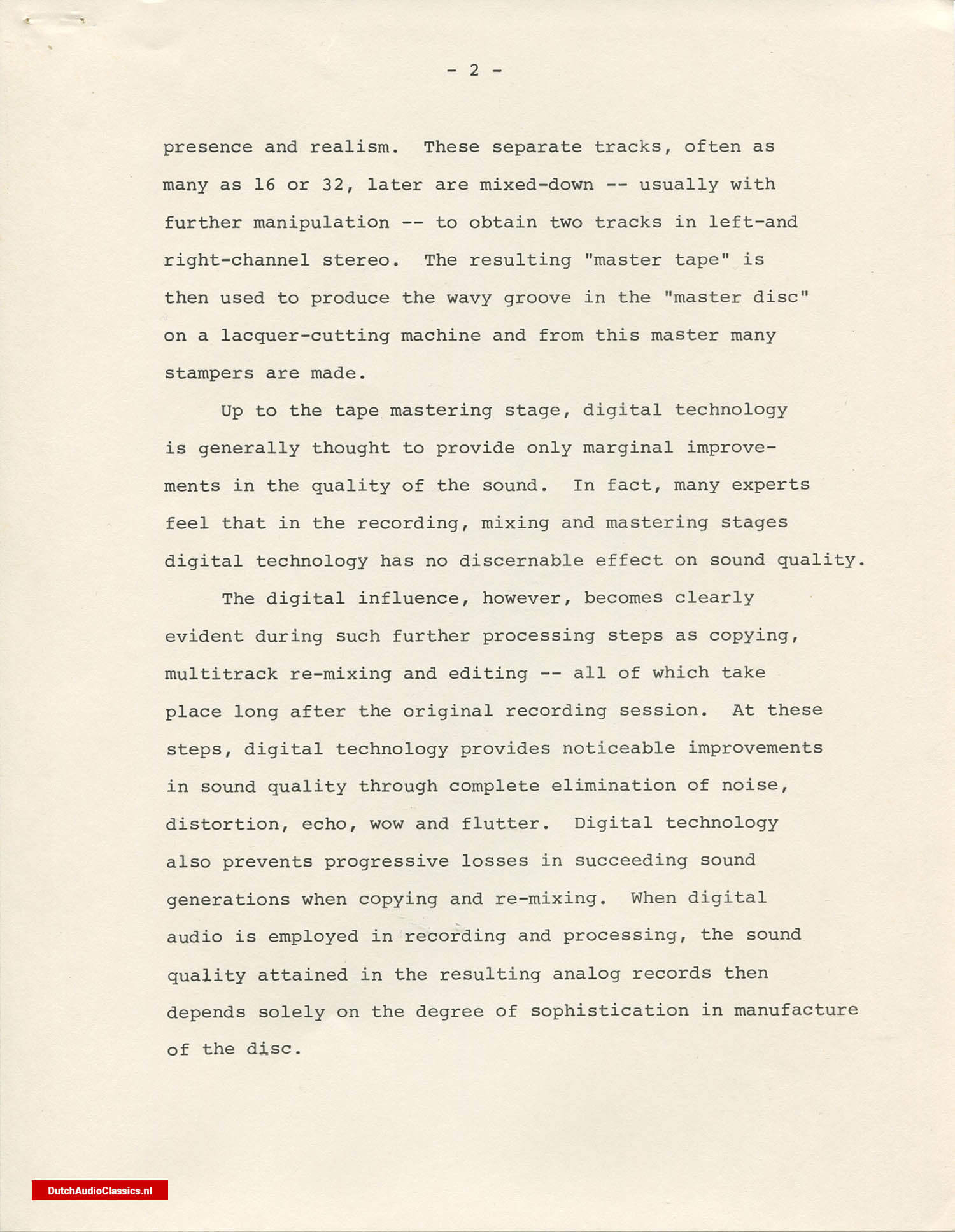 Philips/Sony press kit 27 May 1981 New York