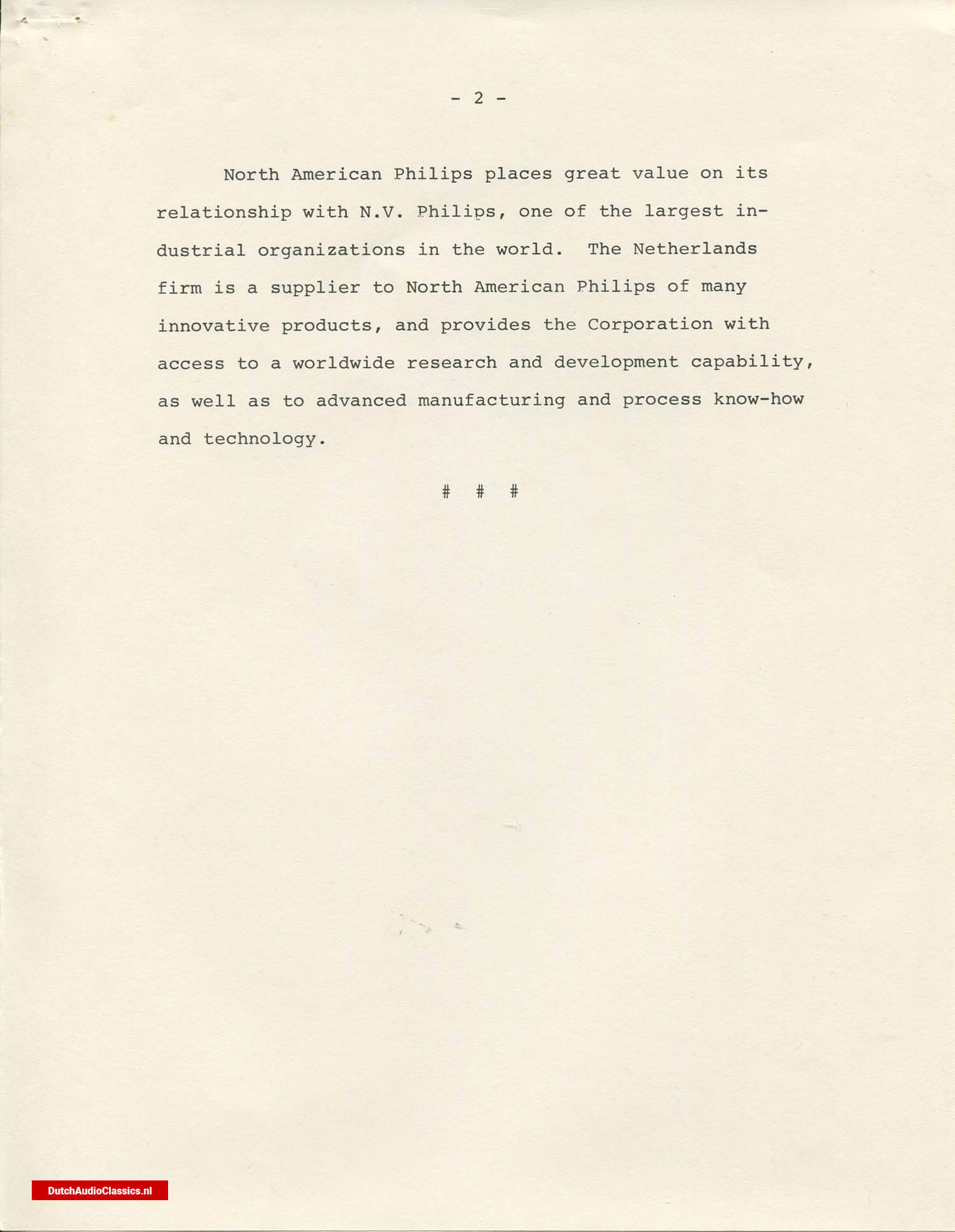 Philips/Sony press kit 27 May 1981 New York