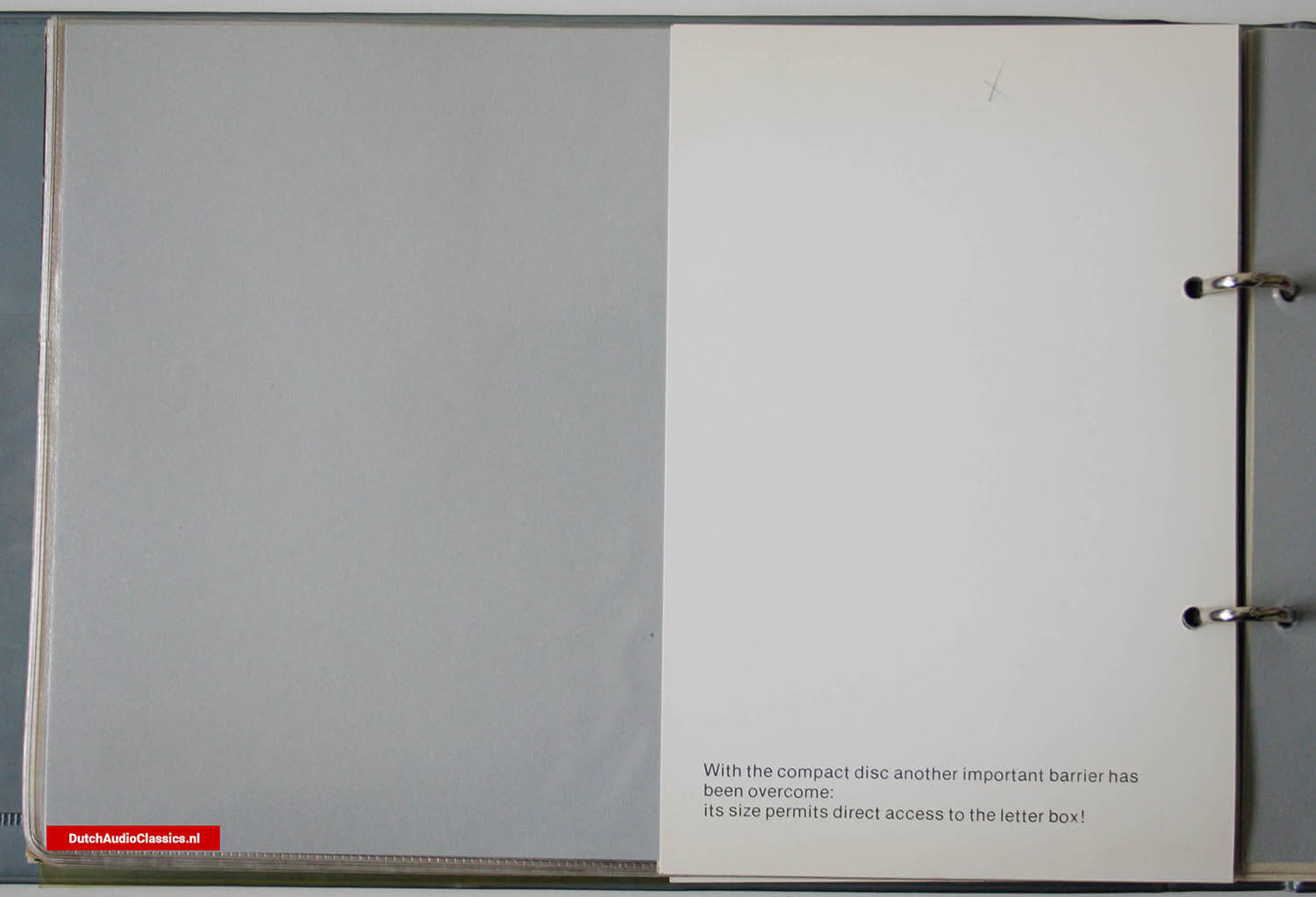 Philips Compact Disc System folder 1979