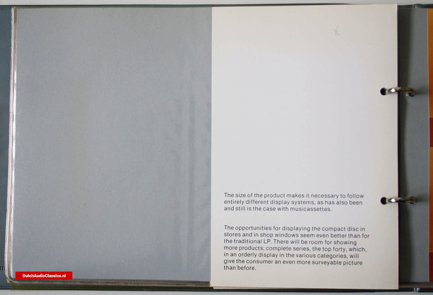 Philips Compact Disc System folder 1979