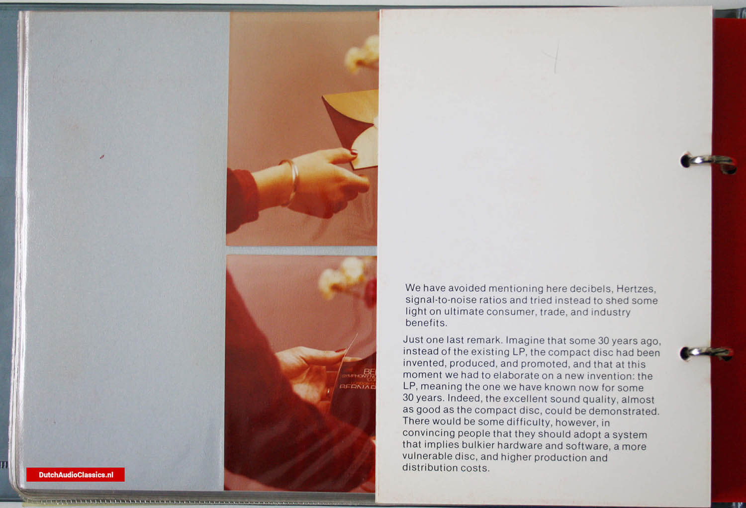 Philips Compact Disc System folder 1979