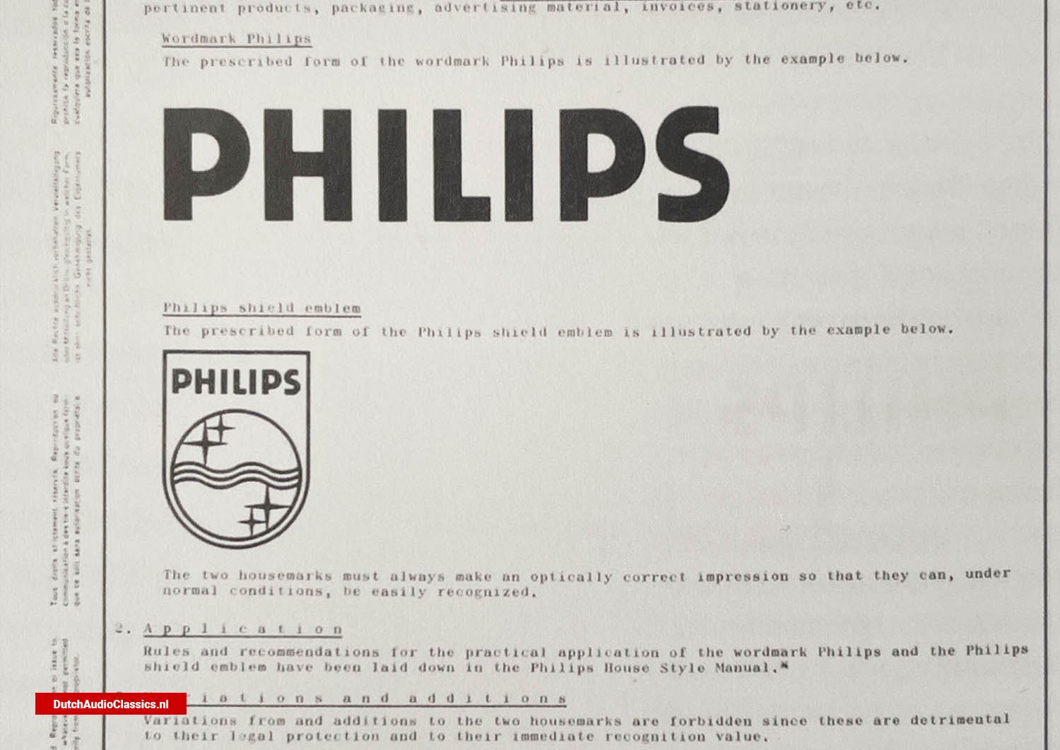 The Philips wordmark and shield emblem logo