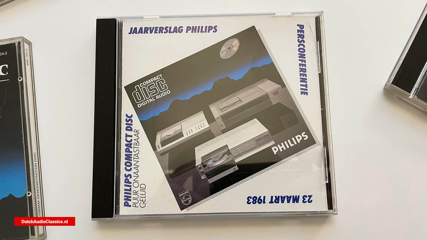 Philips annual report 1983 compact disc