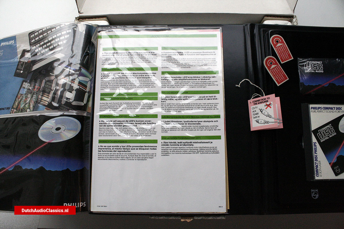 Philips CD Users pack