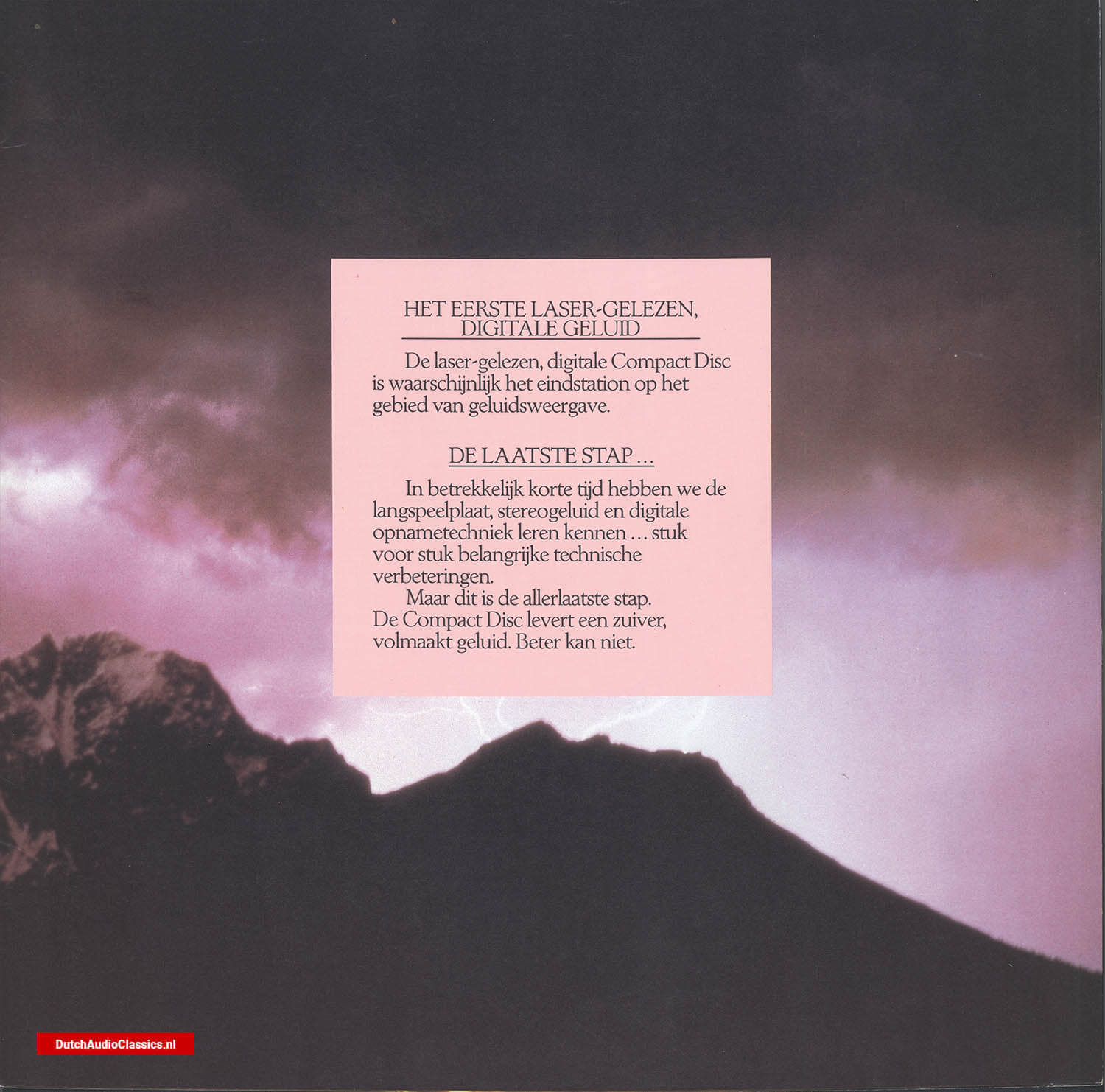 Early Polygram Compact Disc Brochure