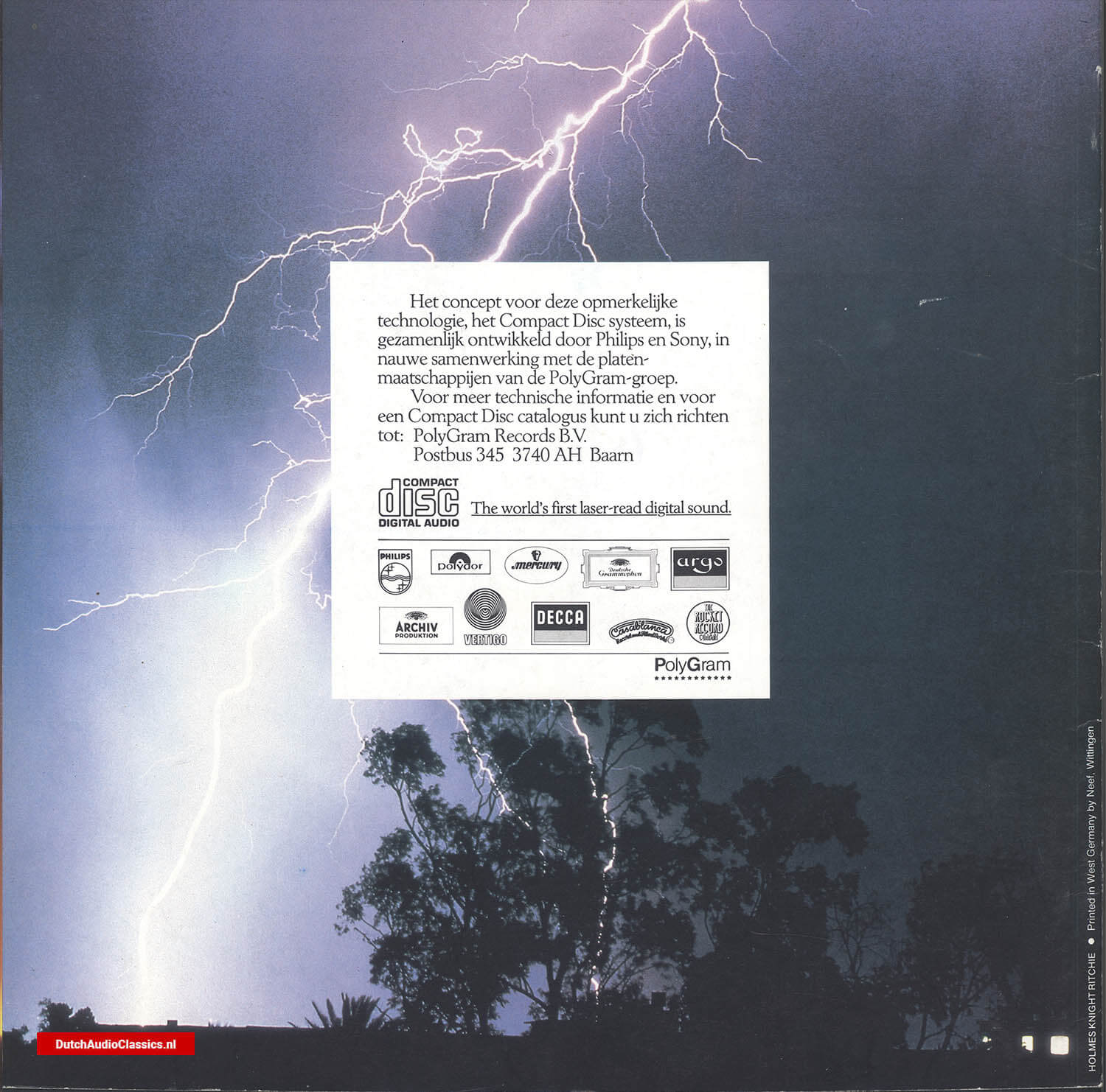 Early Polygram Compact Disc Brochure