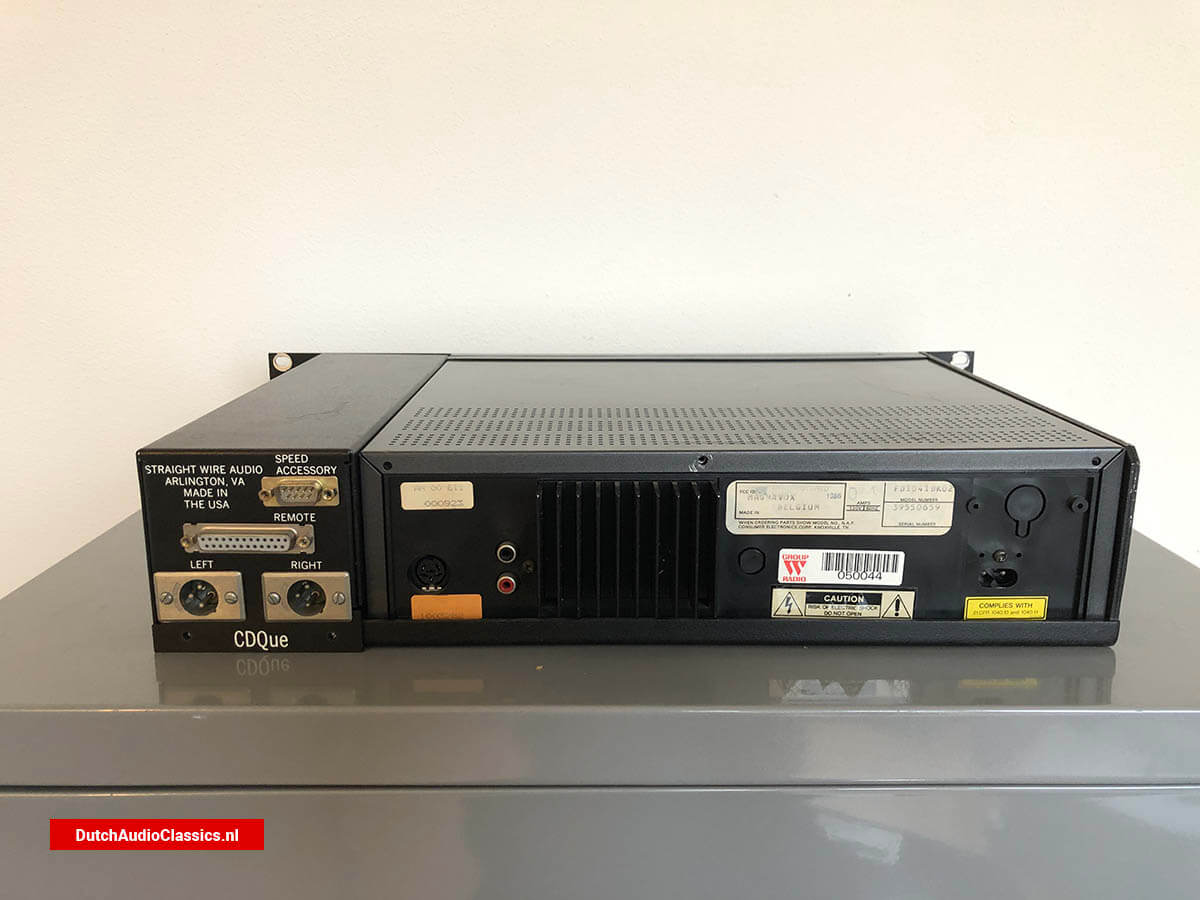 Straight Wire Audio CDQue broadcast cdplayer