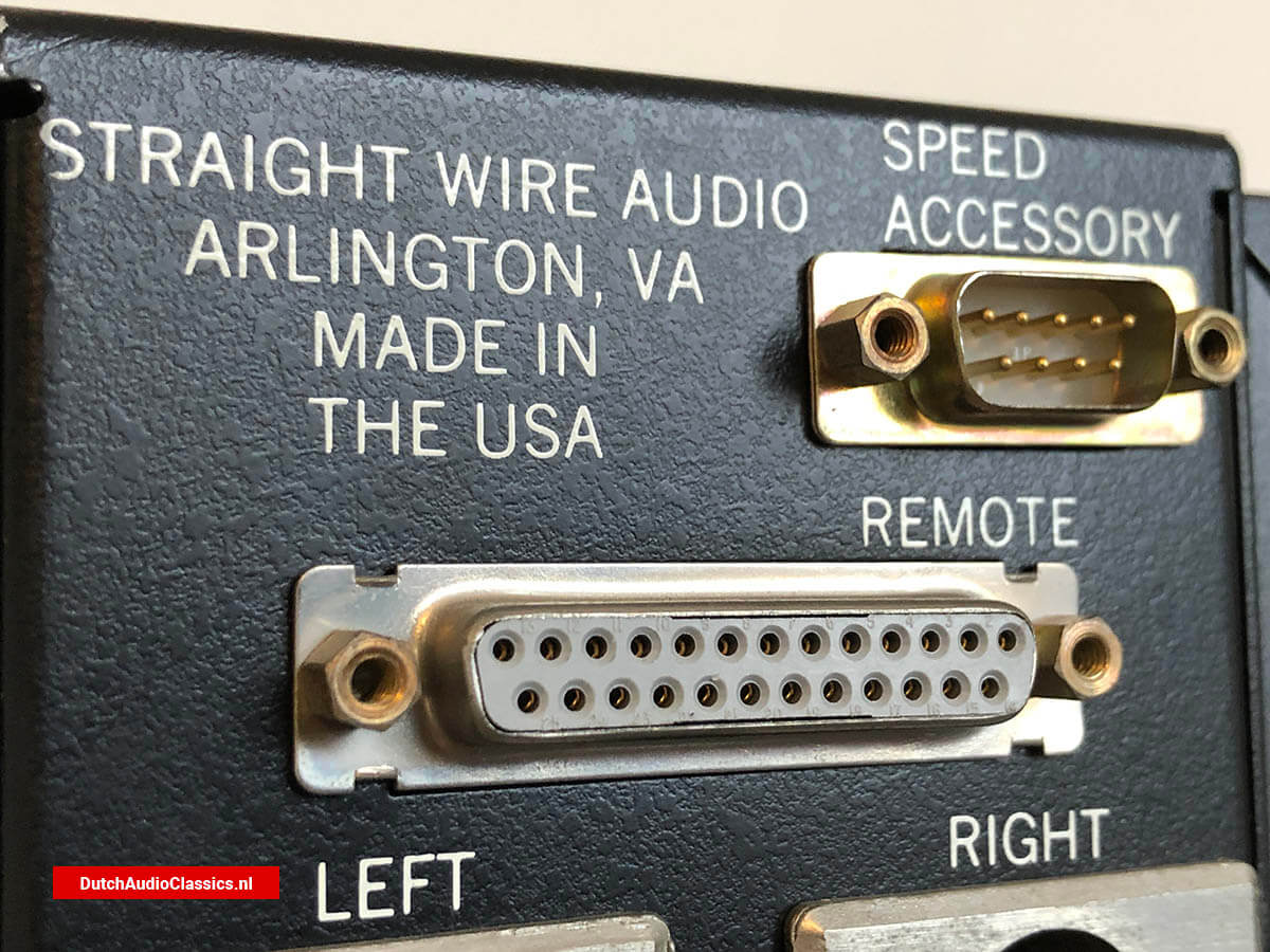 Straight Wire Audio CDQue broadcast cdplayer