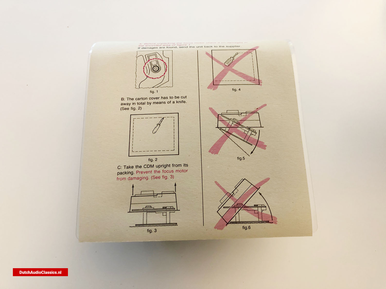 For sale NOS Philips CDM4/18 cdmechanism - 4822 691 30229