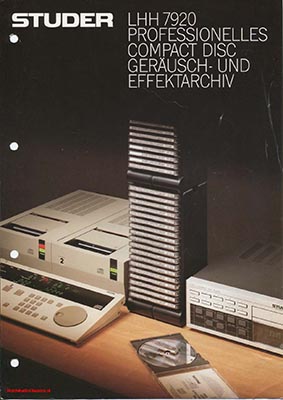 Philips Studer LHH7920 1986 German brochure PDF - Philips